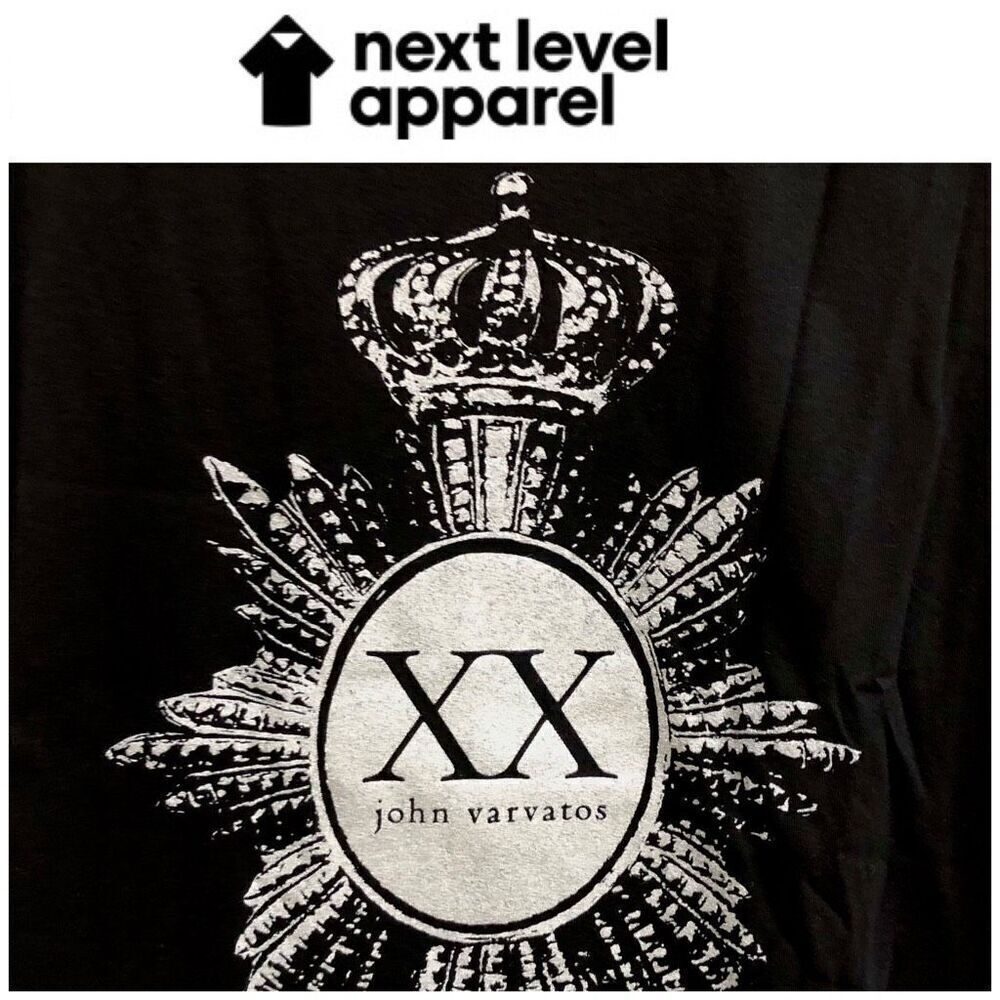 NEXT LEVEL APPAREL - NWT Unisex Sz Lg John Varvatos "Long Live Rock n' Roll" Tee